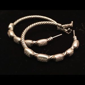 Authentic David Yurman Hoop Earrings